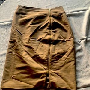 Express tan pencil skirt